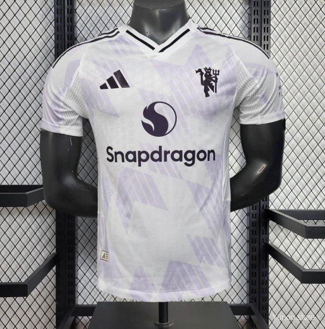 Camiseta de fútbol Manchester United 2025/26 VISITANTE MANGA CORTA VERSION JUGADOR